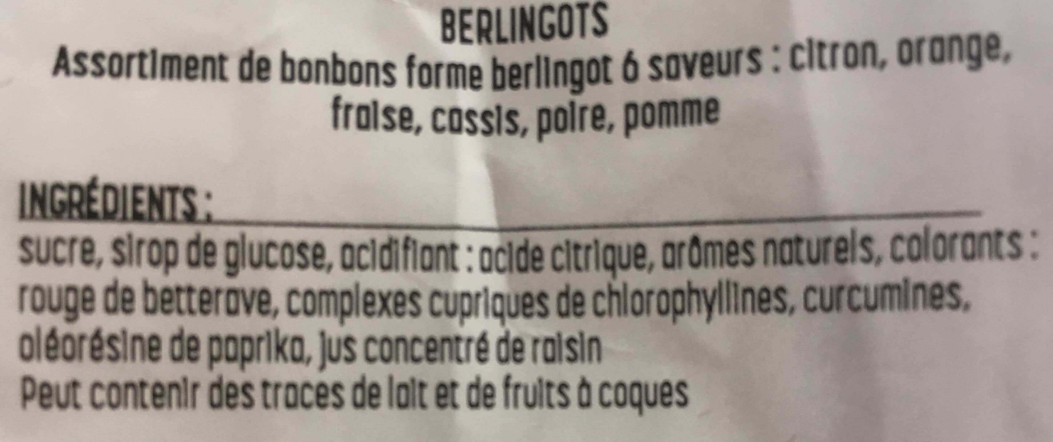 Réauté Chocolat Berlingots packshot