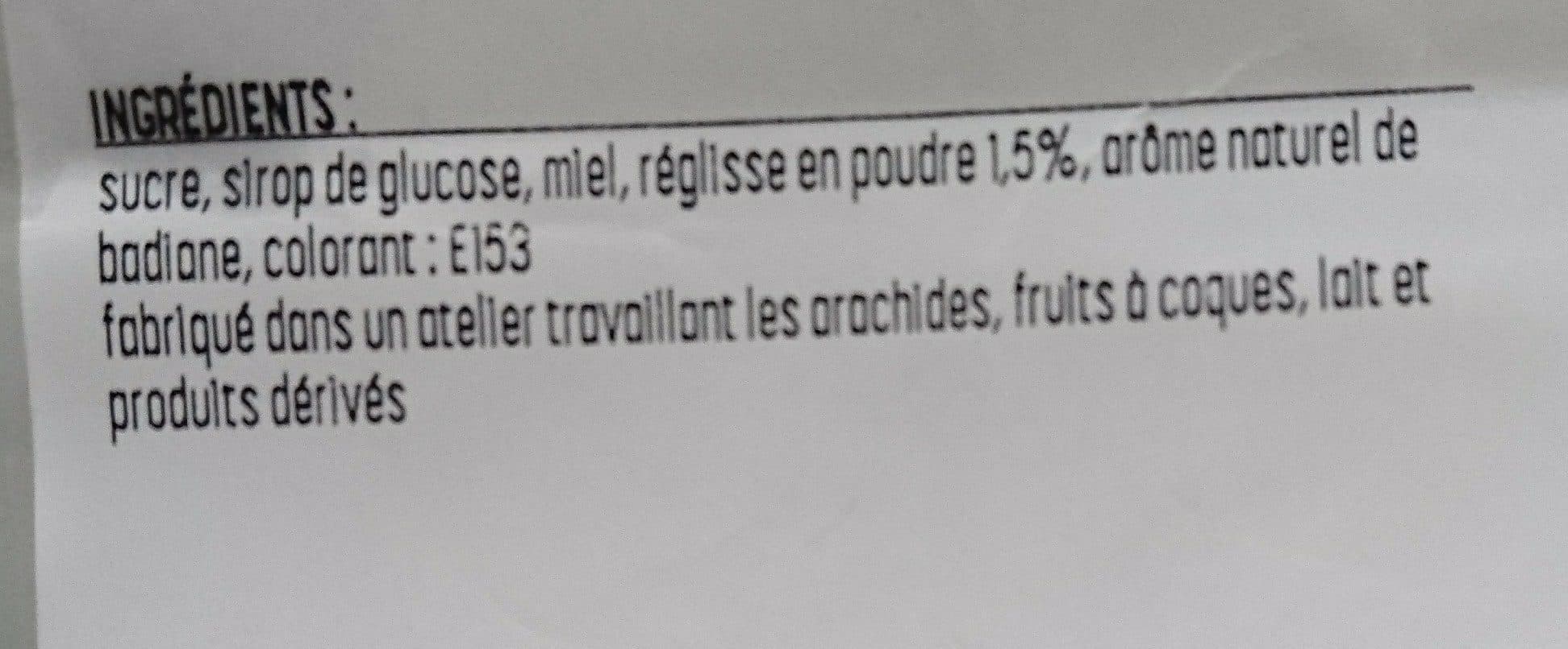 Open Food Facts Carrés réglisse packshot