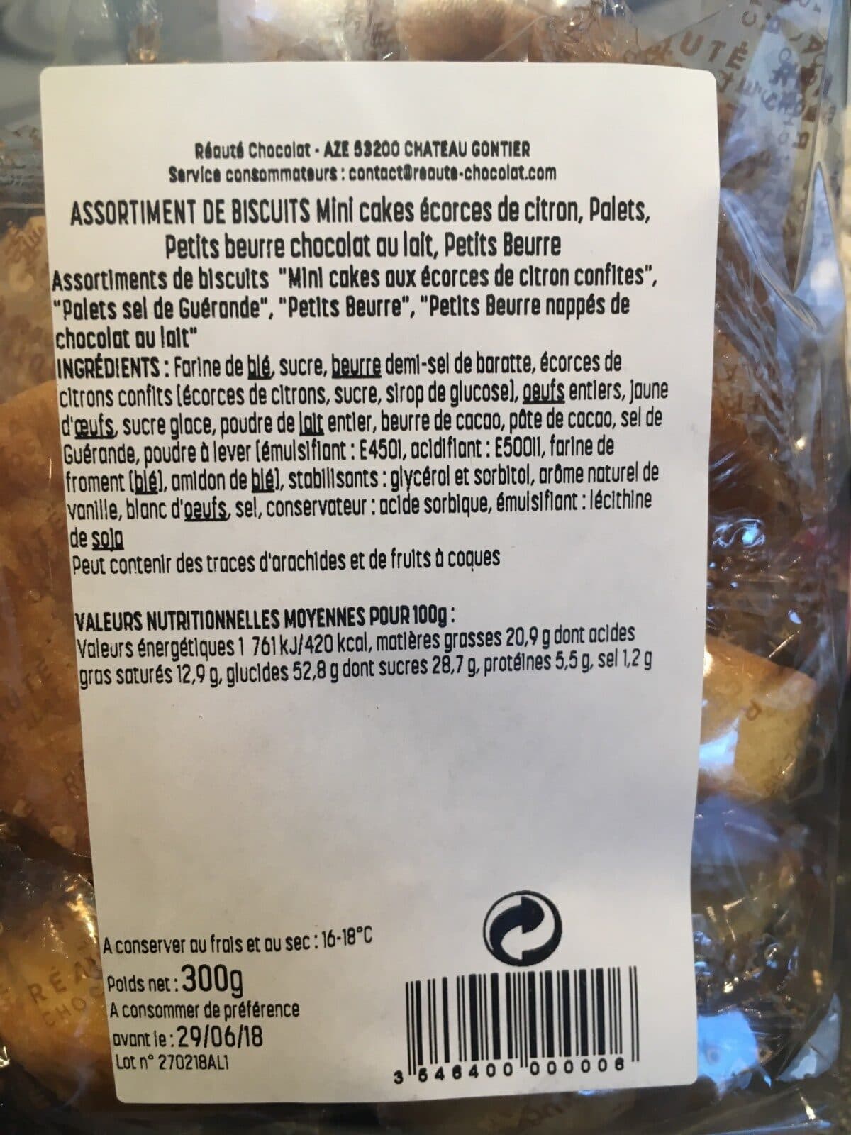 Open Food Facts Assortiment de biscuits packshot