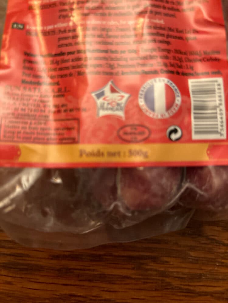France Saucisse Mei Kuei Lu packshot