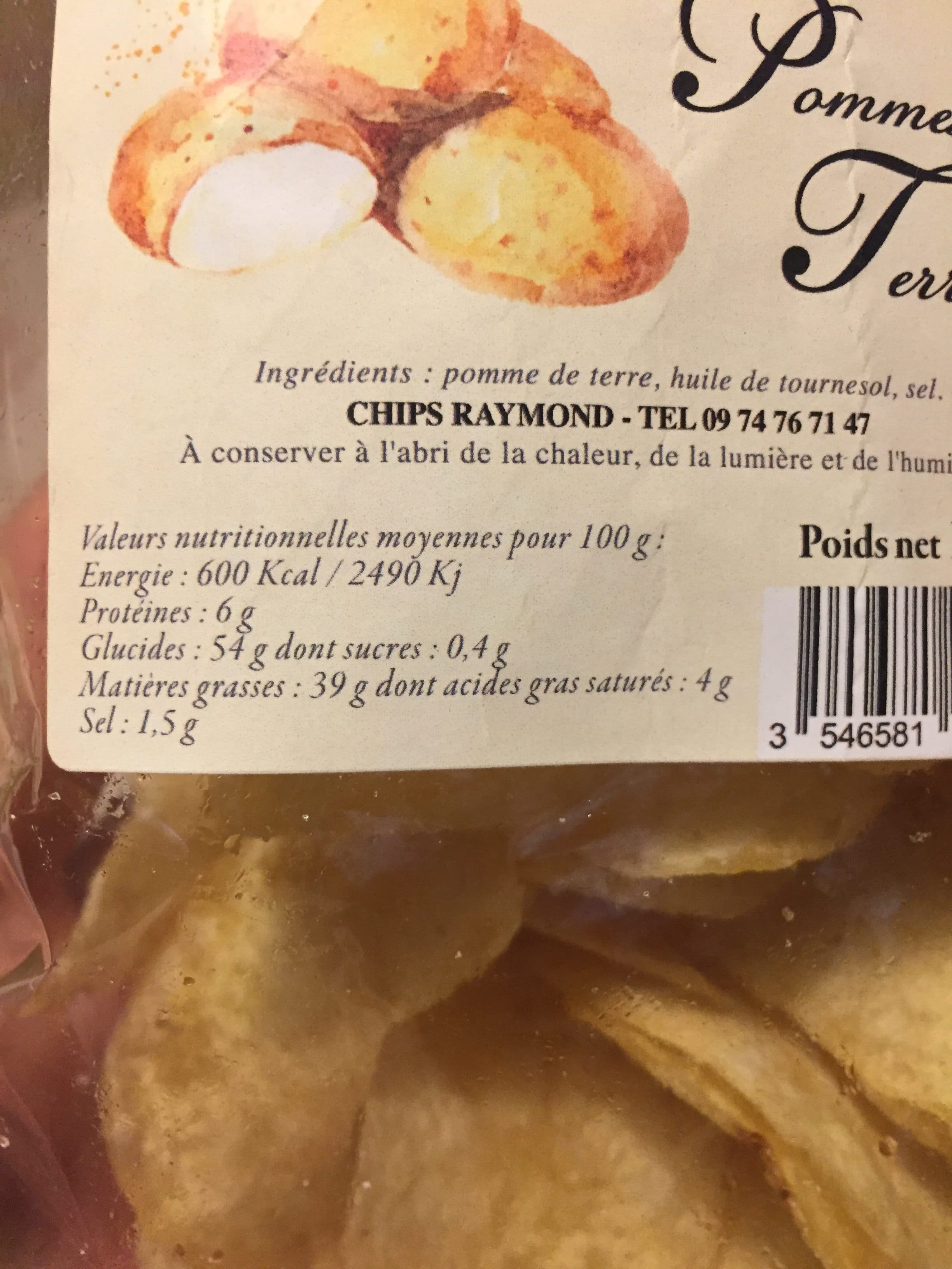 Chips Raymond Chips packshot