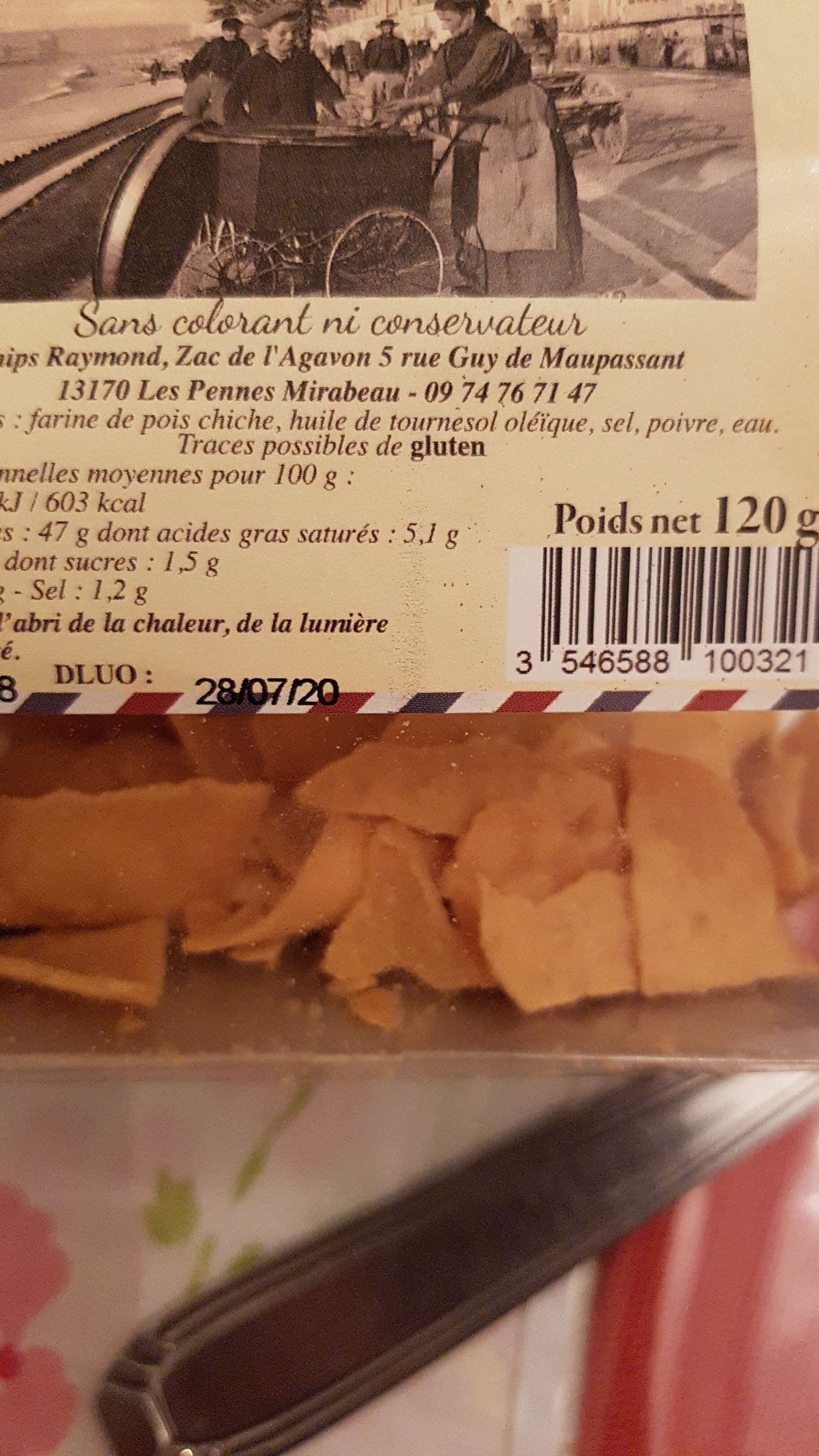 Chips Socca Chips de socca packshot