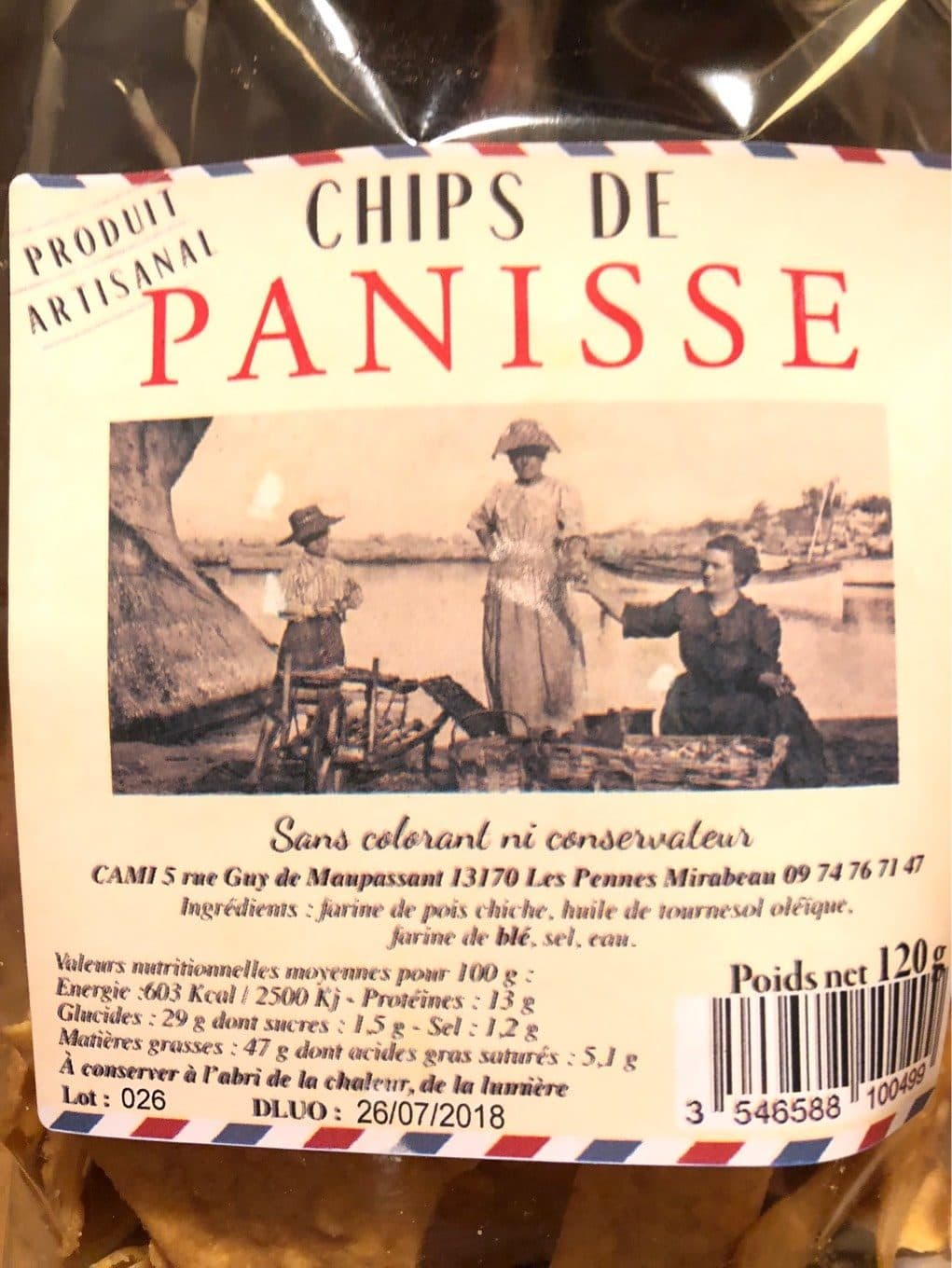 Cami Chips de PANISSE packshot