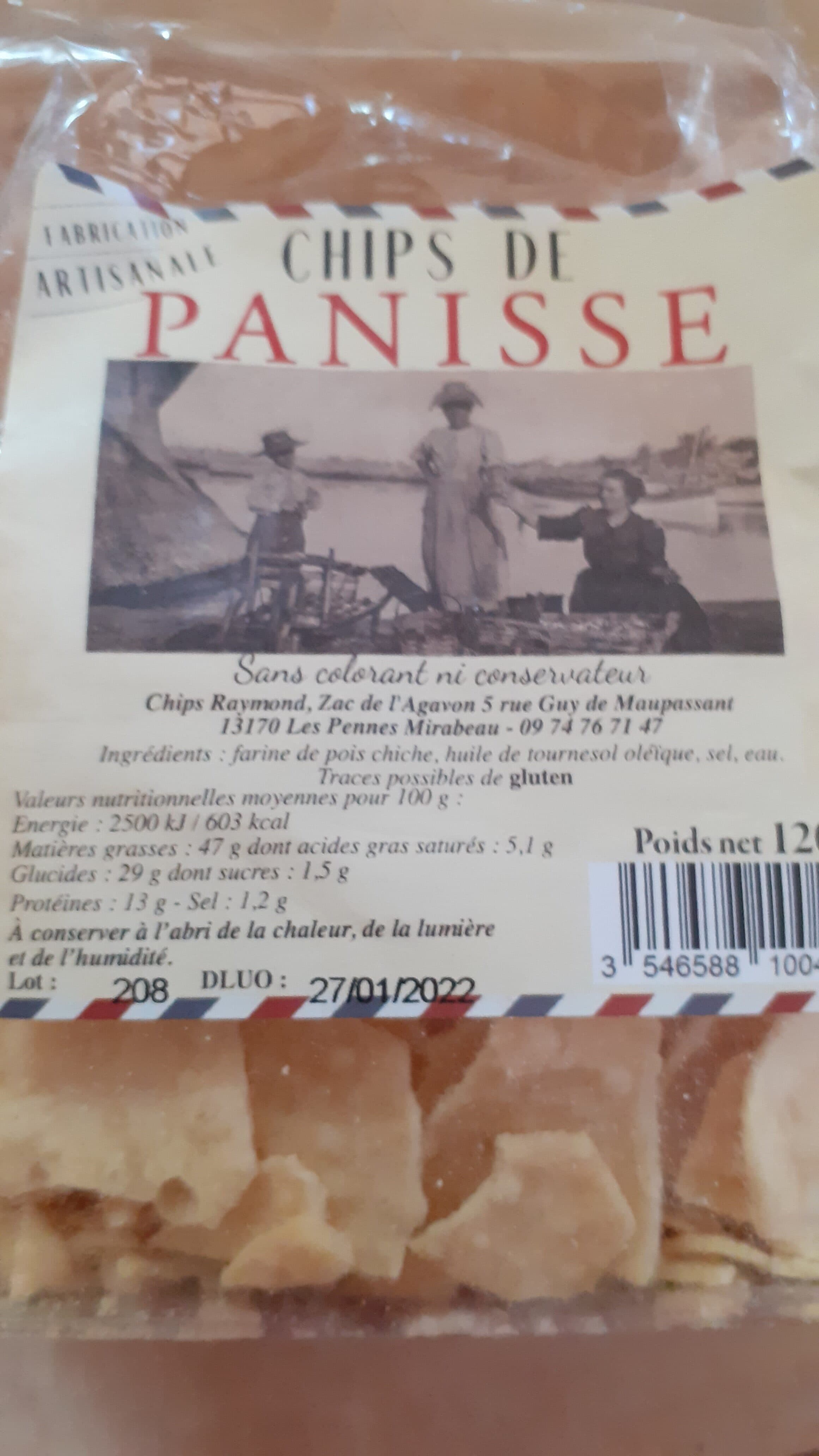 Cami Chips de PANISSE packshot