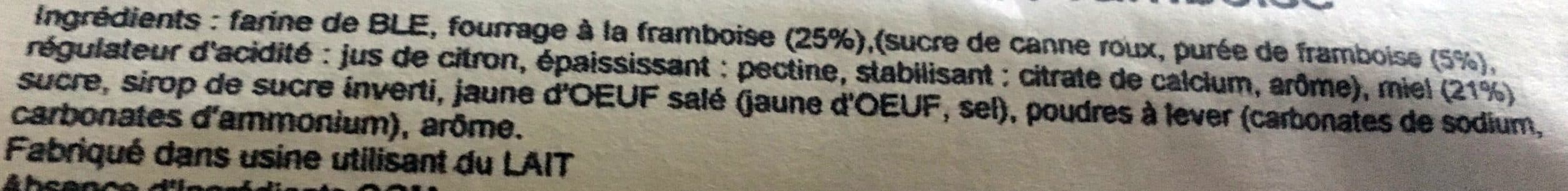 Parole Gourmande Nonnettes au Miel et à la Framboise packshot