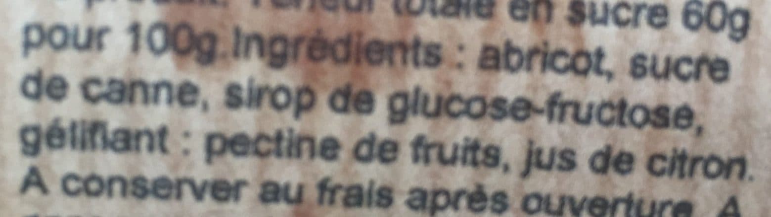 Domaine de Baudry Confiture extra abricot packshot