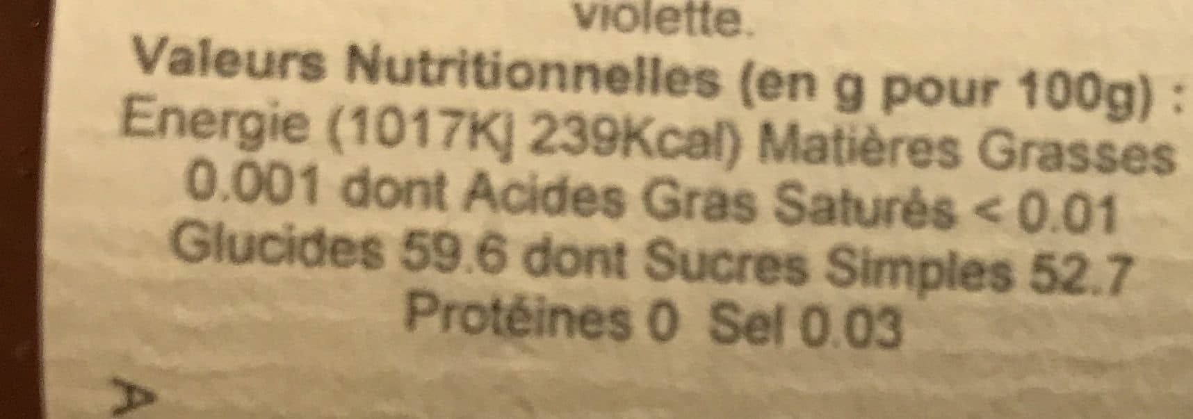 Les Jeannettes Spécialité goumande pétale de violette packshot