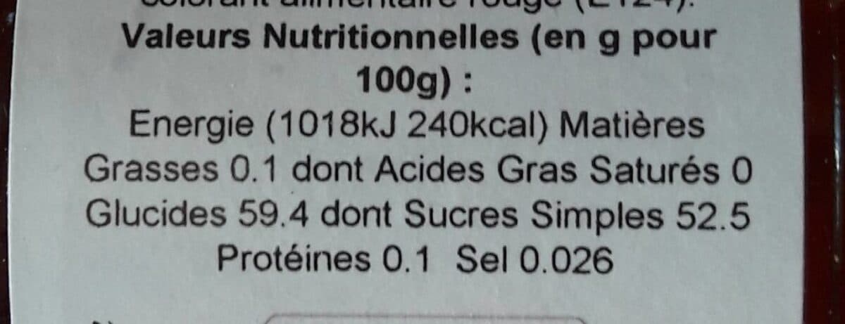 Domaine de Baudry Confiture packshot
