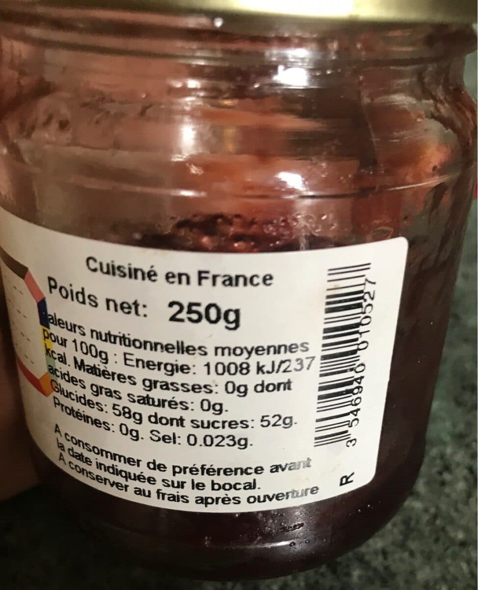 Parole Gourmande Confiture de fraises packshot