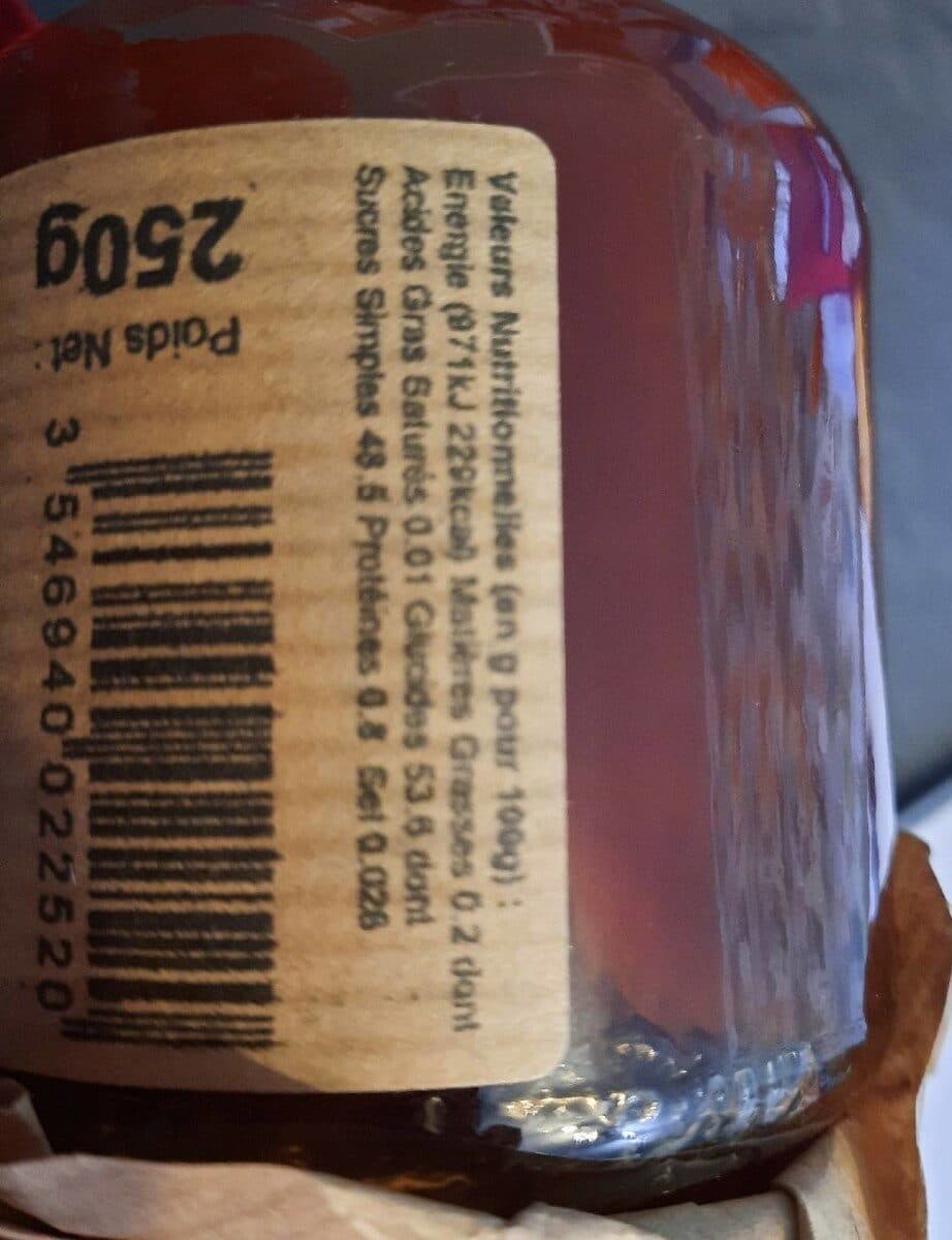 Domaine de Baudry Confiture extra pêche aux roses sauvzges packshot