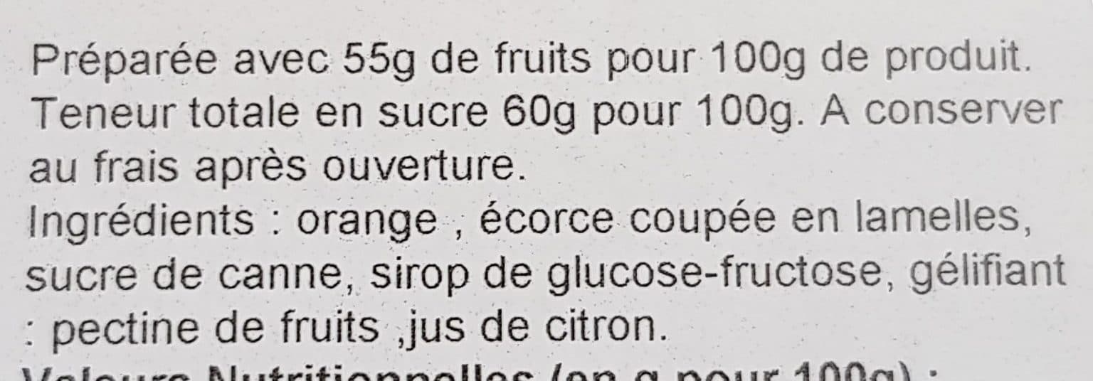 Le Pelerin des Saveurs Marmelade d'orange packshot