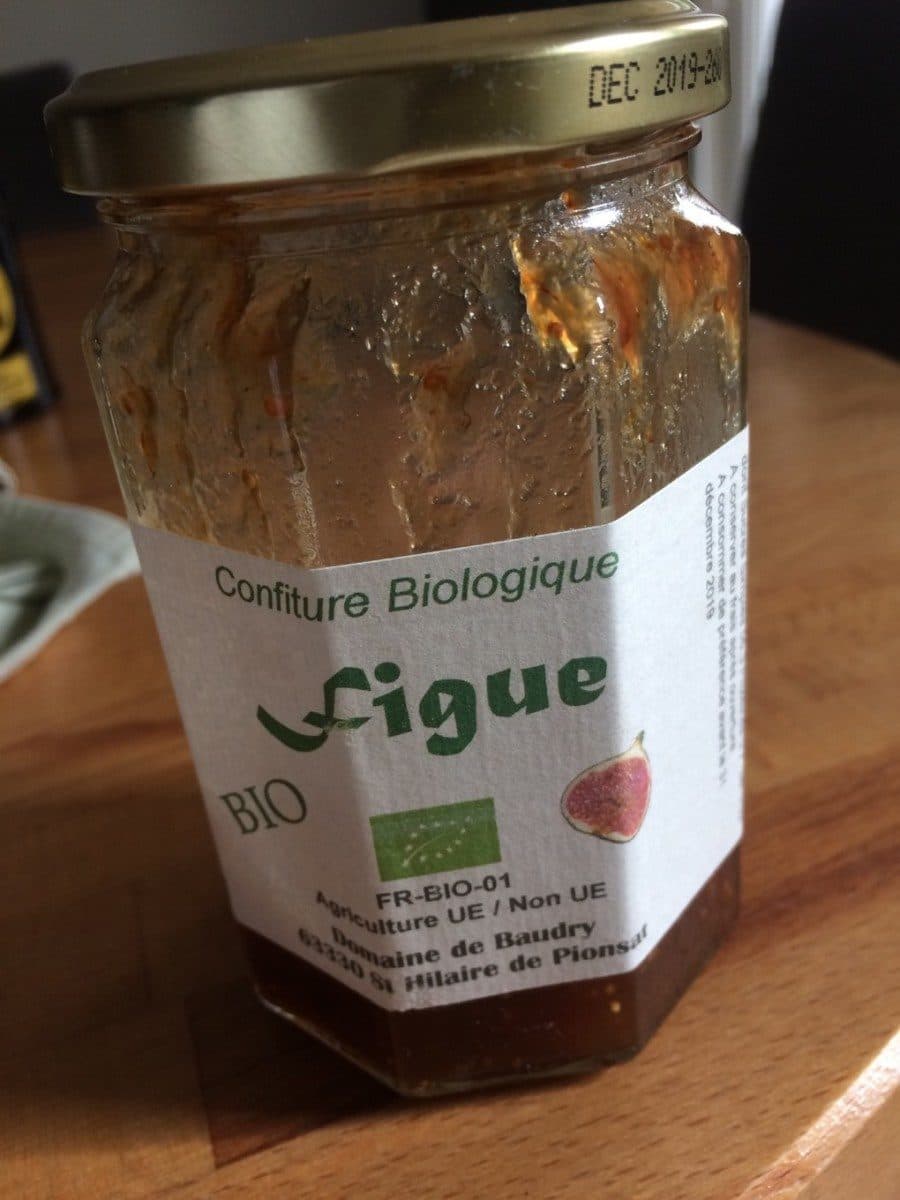 Domaine de Baudry Confiture biologique Figue packshot