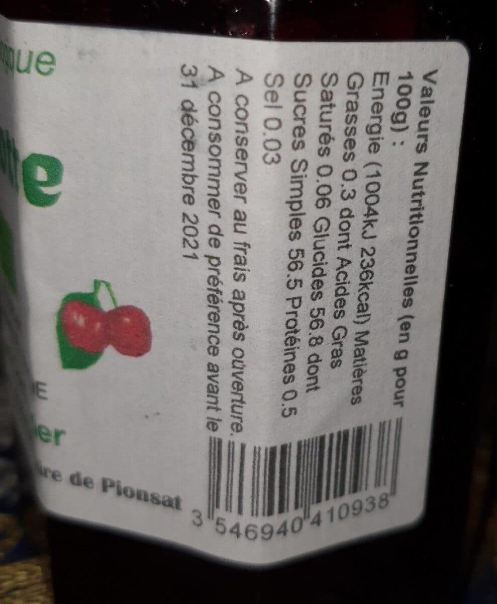 Domaine de Baudry Confiture griotte bio artisan confiturier packshot