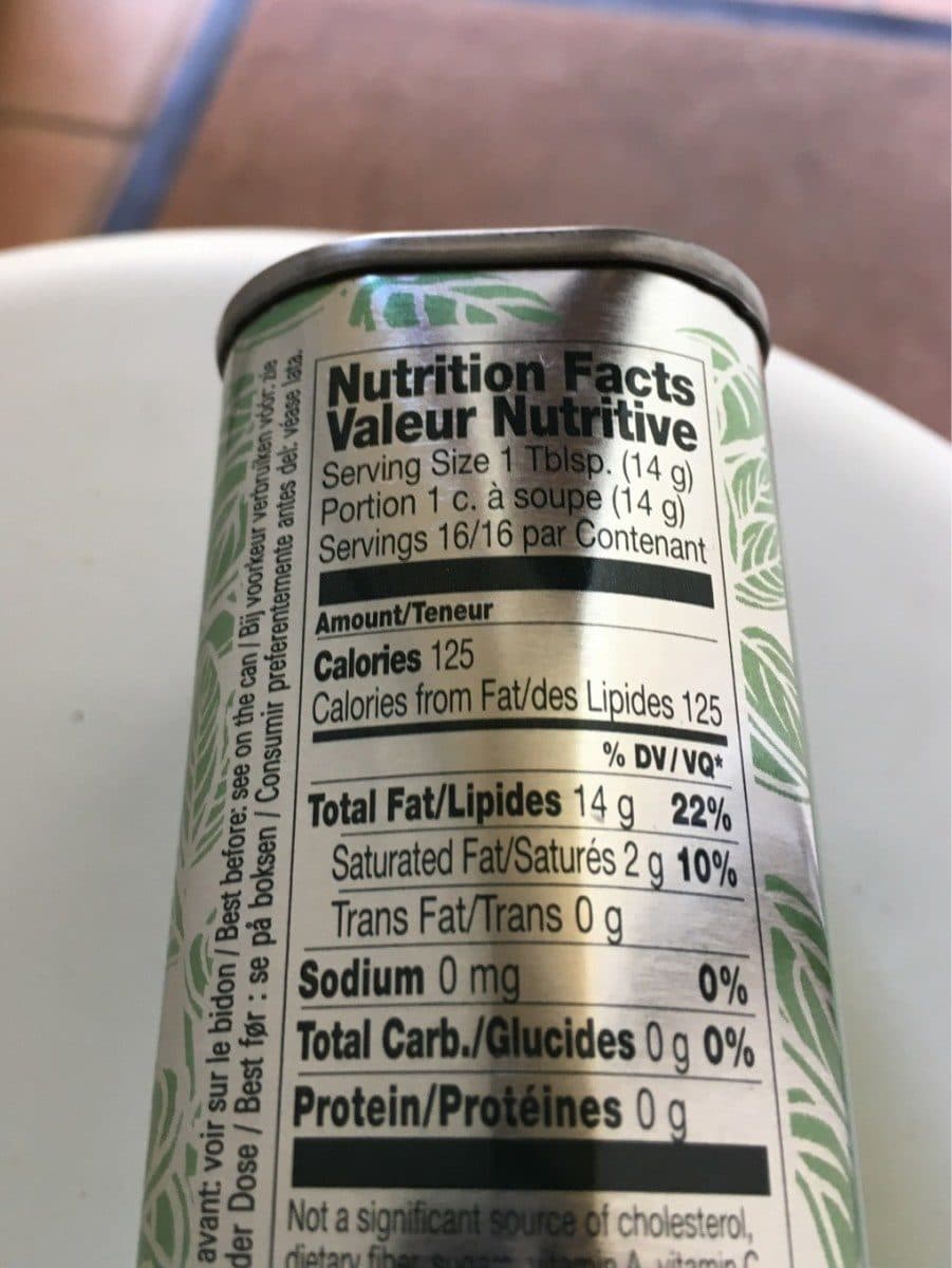 Open Food Facts Huile olive et menthe packshot