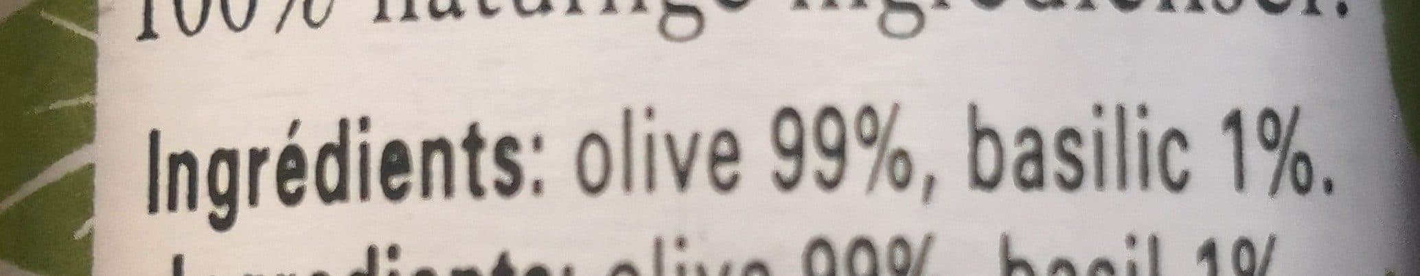 Open Food Facts Huile d'Olive et de Basilic packshot