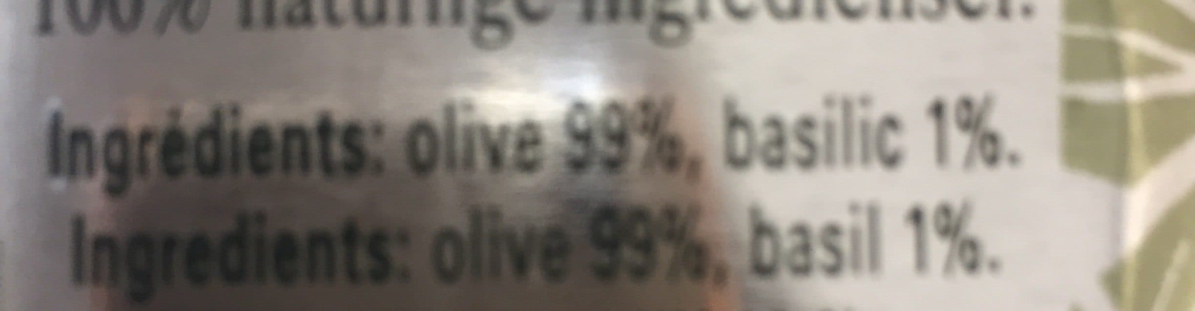 Open Food Facts Specialité à base d'olive & de basilic packshot