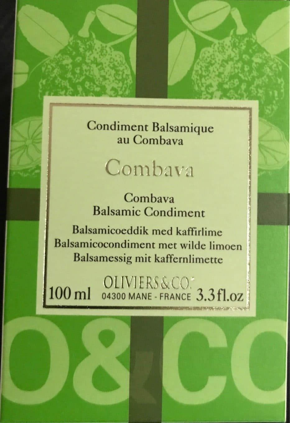 Oliviers&Co Condiment Balsamique Combava packshot