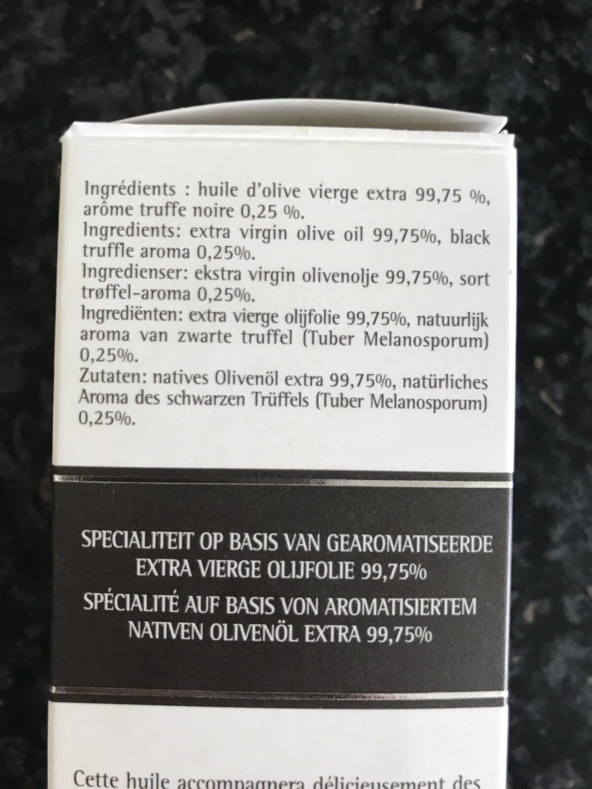 Oliviers & Co Huile olive truffe noire packshot