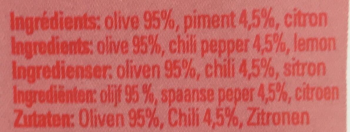 Oliviers&Co Spécialité à base d'olive et de piment packshot