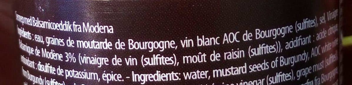 Oliviers & Co Moutarde au vinaigre balsamique de Modène packshot
