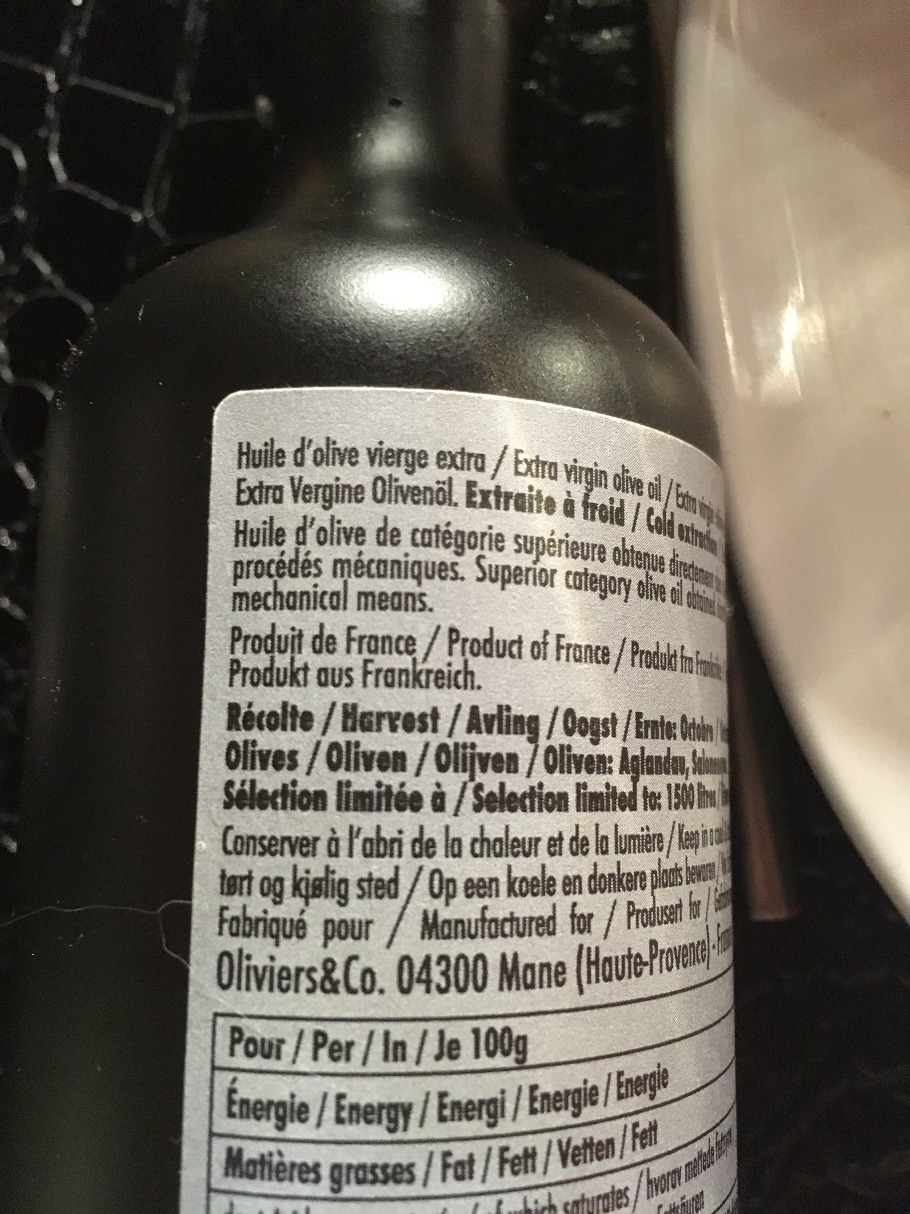 Oliviers & Co Château Virant Oct. 2016 packshot