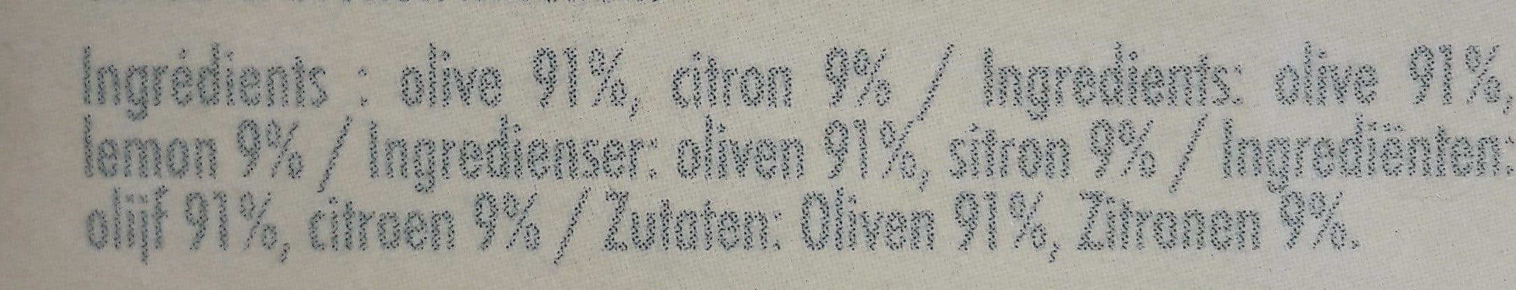 Olivier & Co olive & citron vert pressés packshot