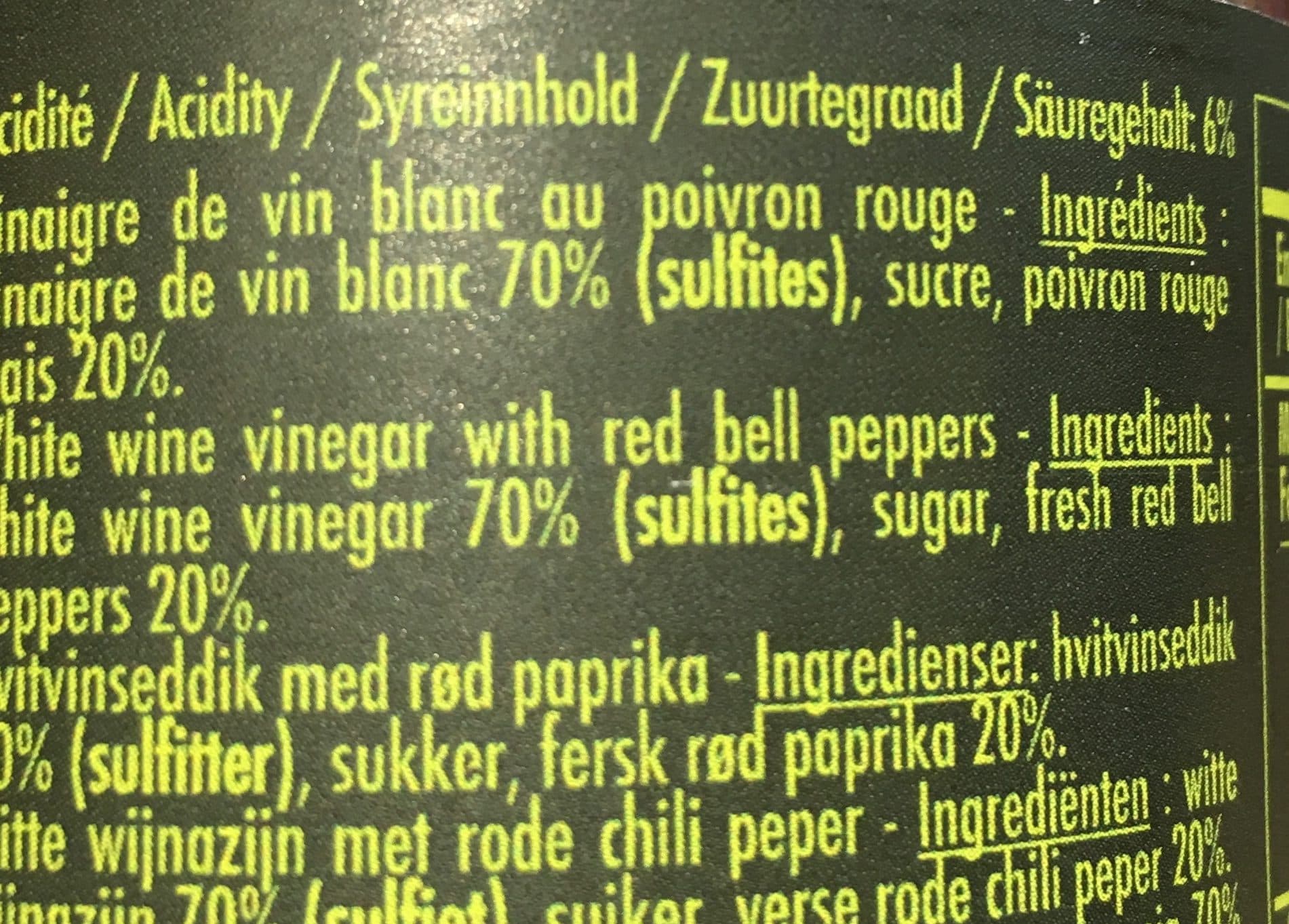 Oliviers & Co. Vinaigre aux poivrons frais packshot