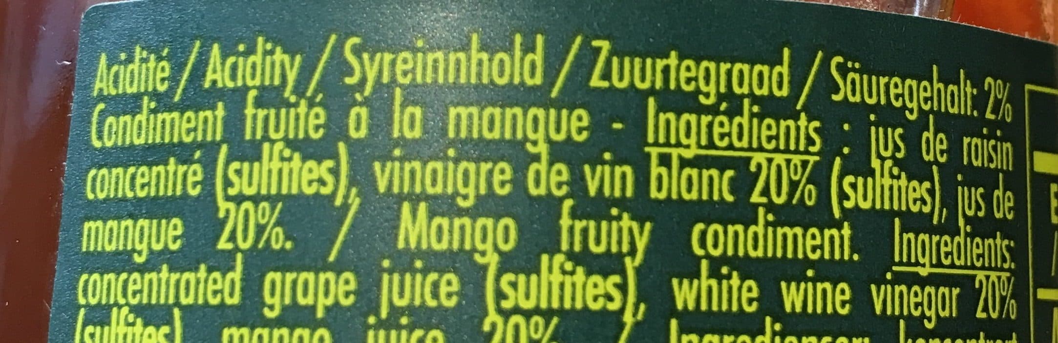 Oliviers & Co. Douceur de vinaigre à la mangue packshot