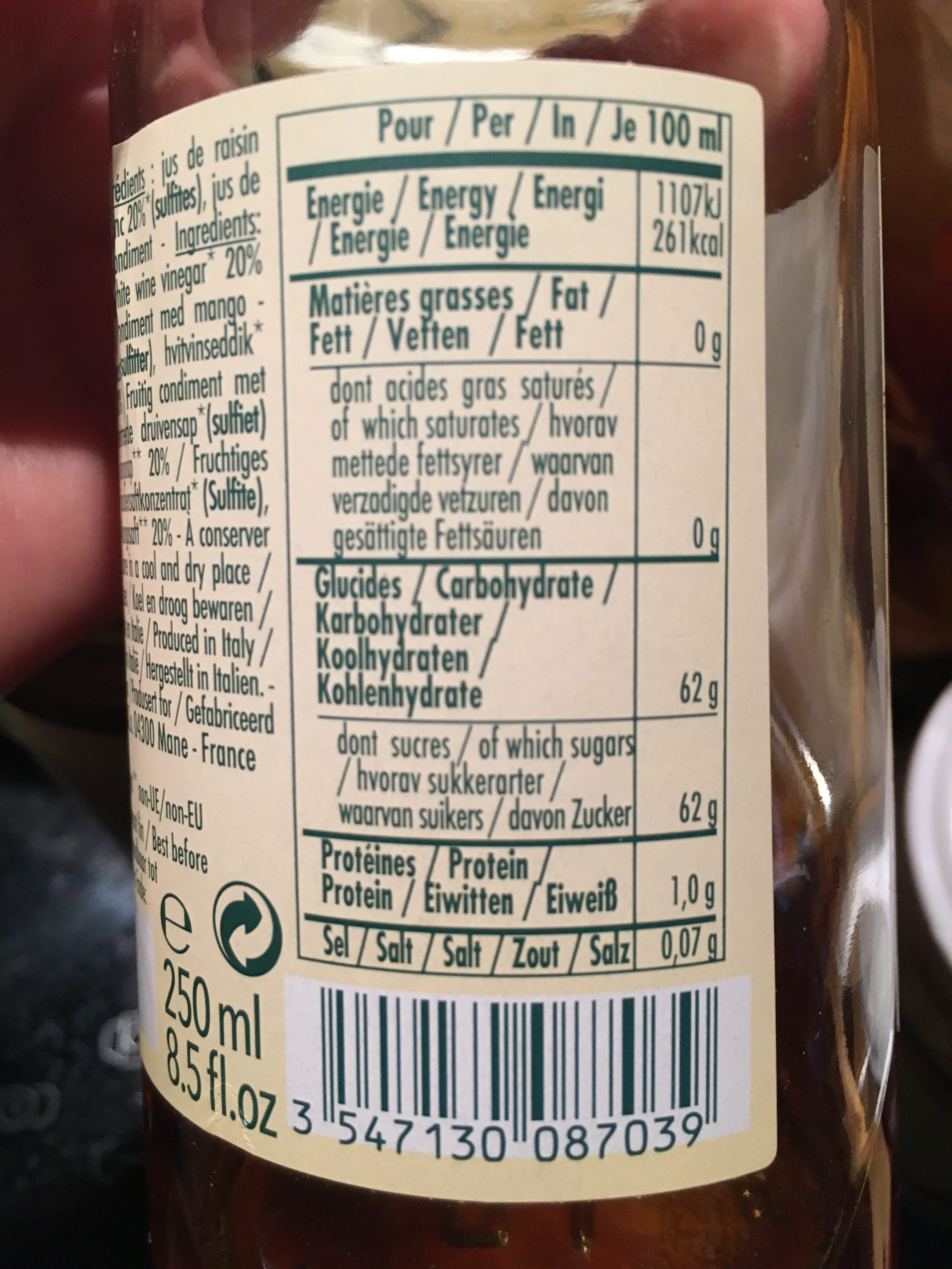 Oliviers & Co. Douceur de vinaigre à la mangue packshot