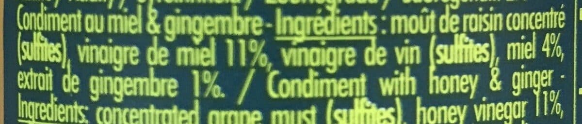 Olivier & Co Douceur de vinaigre au miel et gingembre packshot