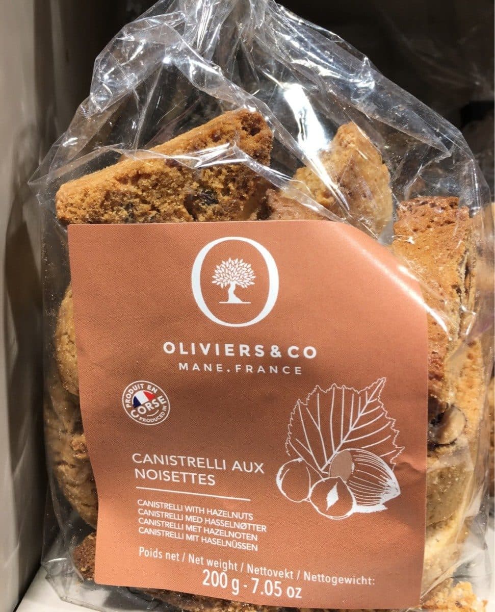 Olivier & Co Canistrelli aux noisettes packshot