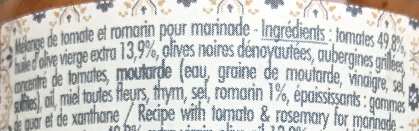 Oliviers & Co Sauce Marinade Provençale Tomate et Romarin packshot