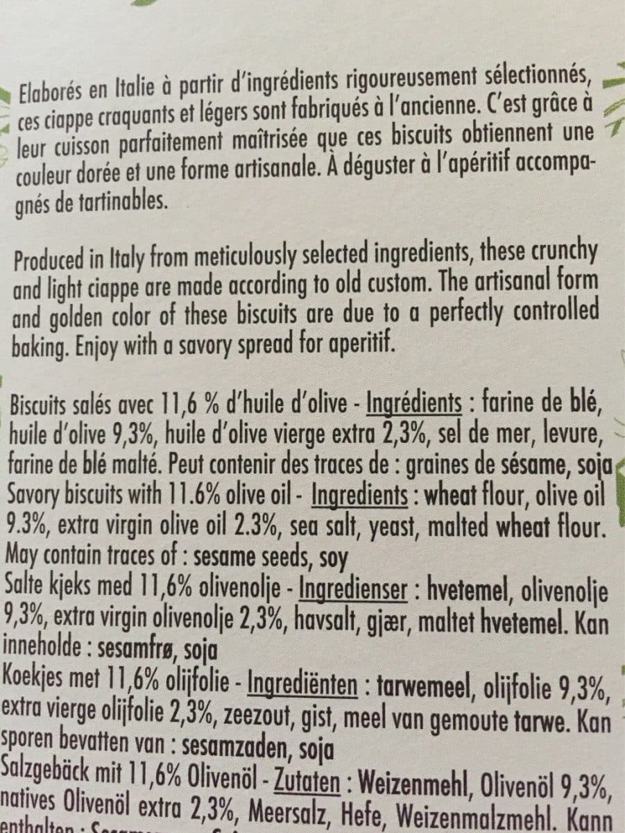 Open Food Facts CIAPPE packshot