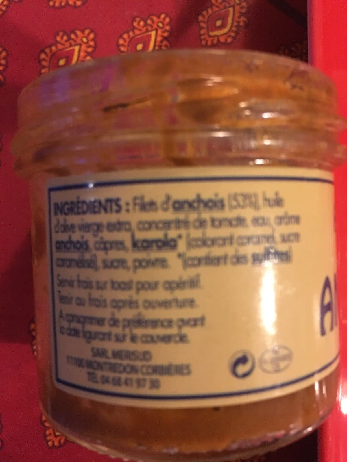 Armand Blot Anchoiade packshot