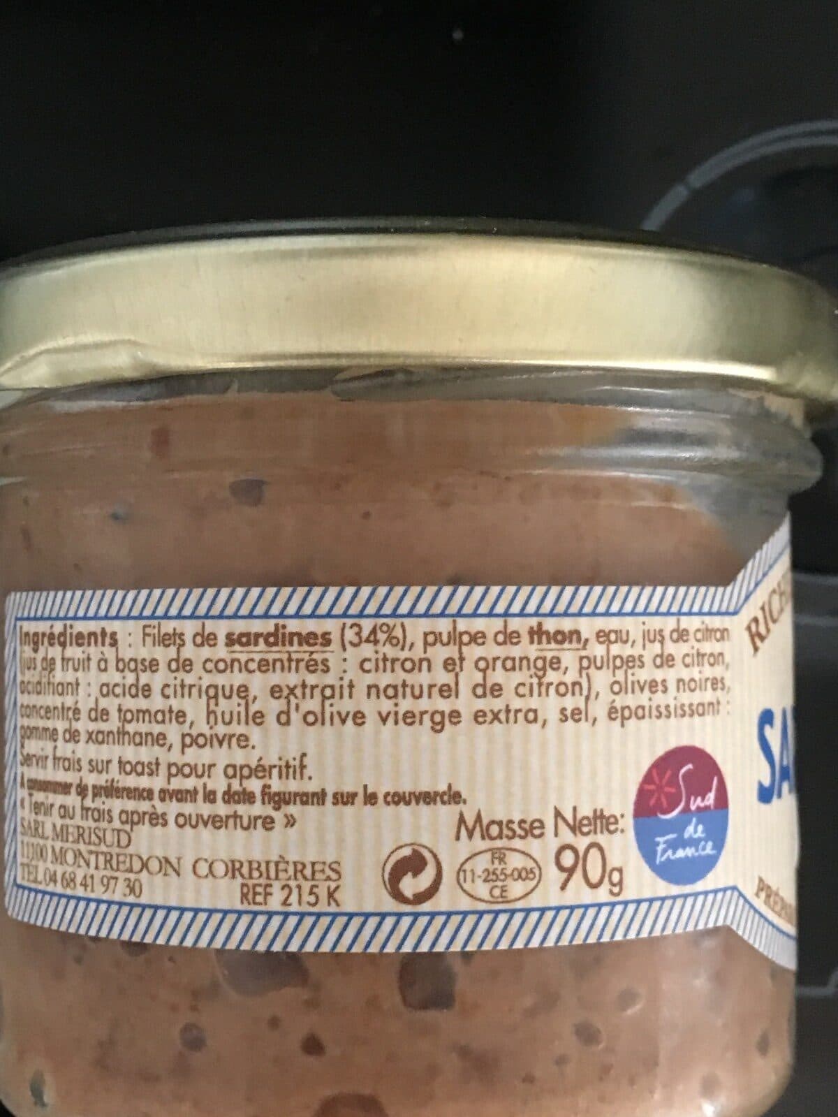 Open Food Facts Sardinade packshot