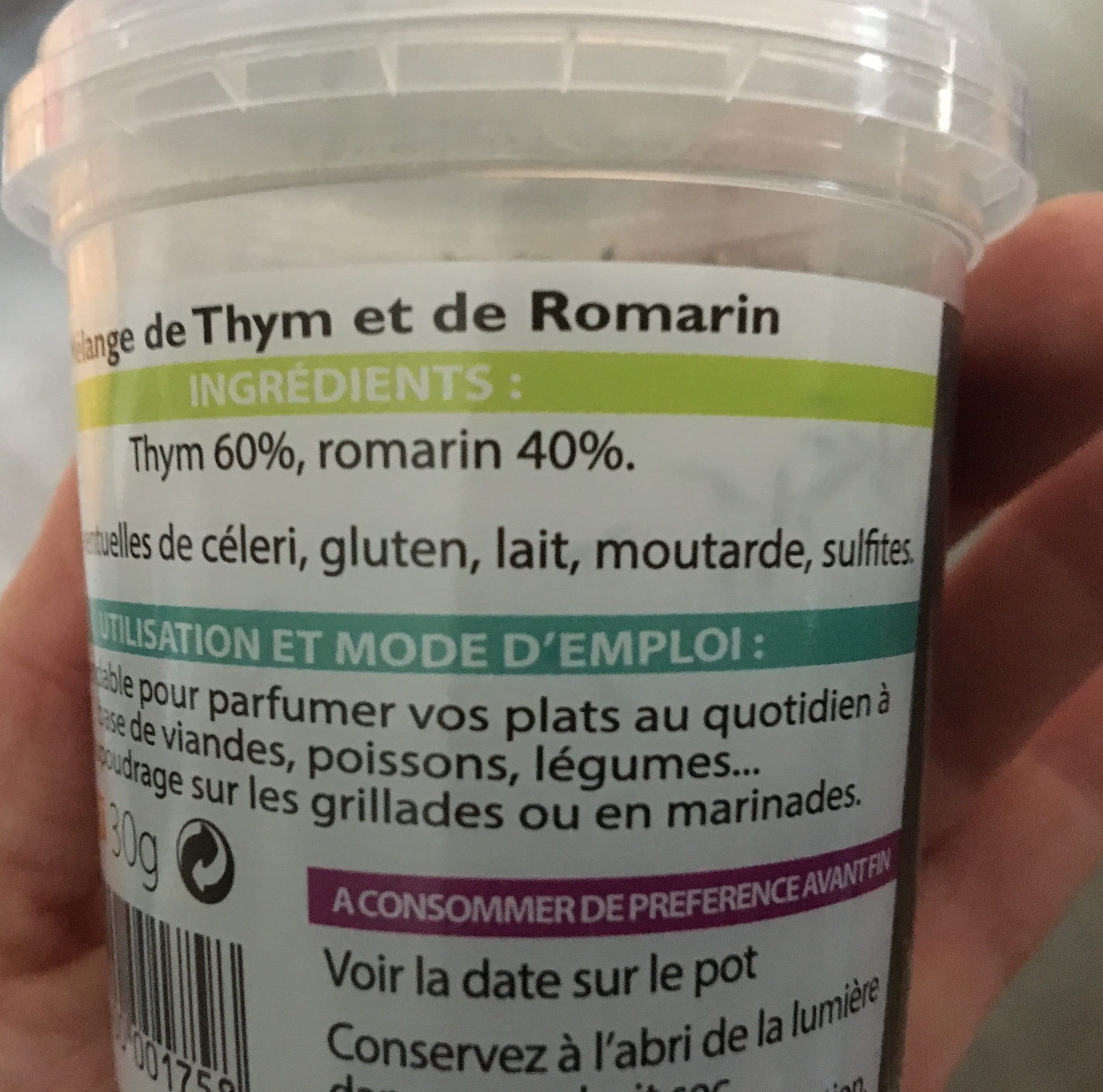 Épicéa Melange thym et romarin packshot