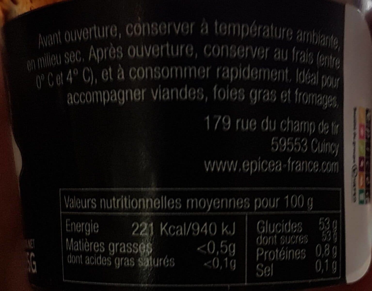Epicea Confit de figues packshot