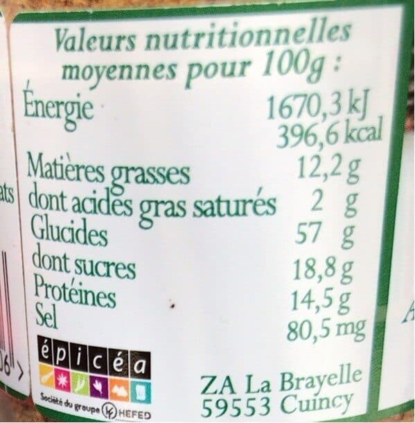 Open Food Facts Piment d'Espelette èpicea AOP packshot