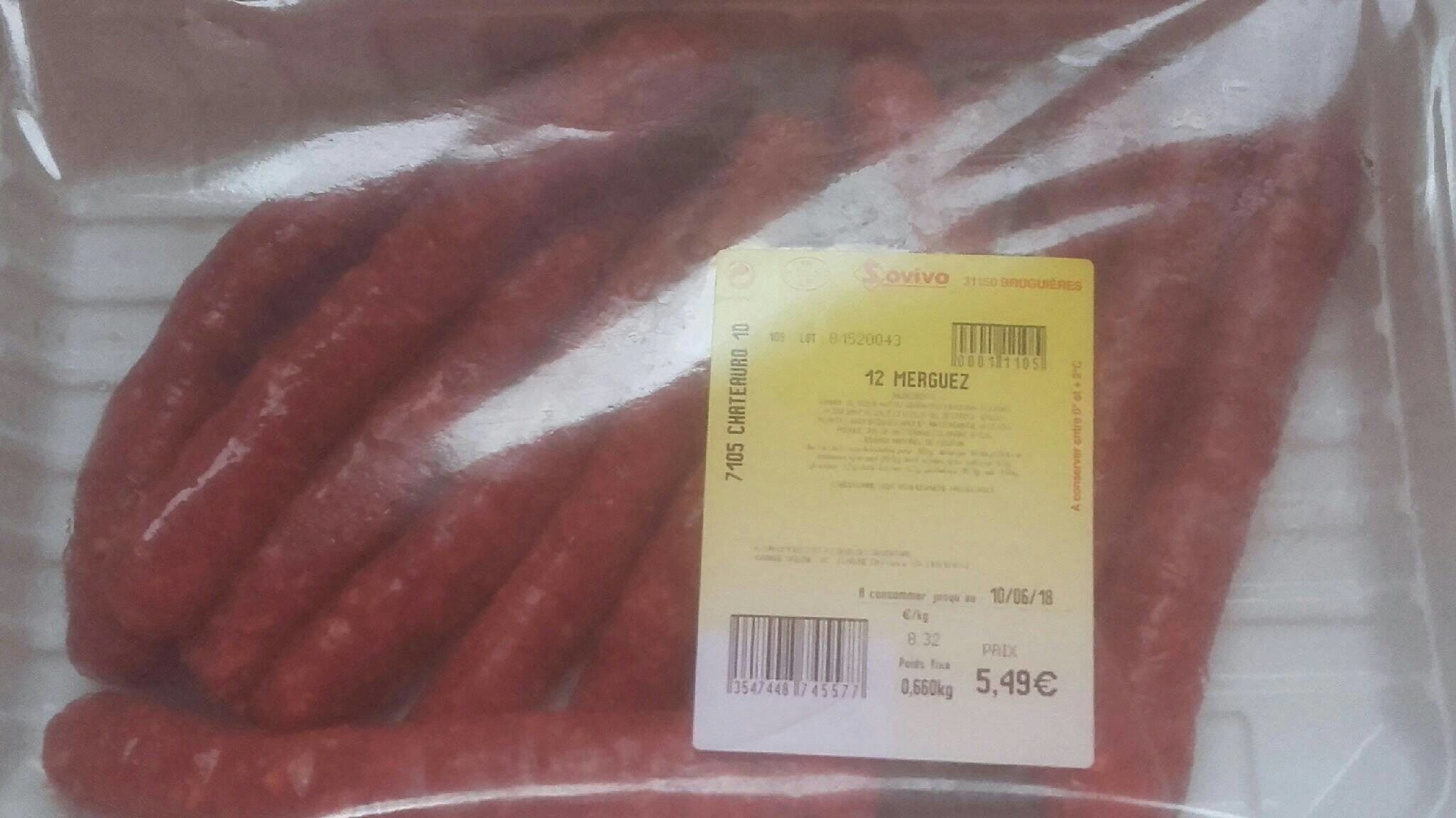 Open Food Facts Merguez packshot