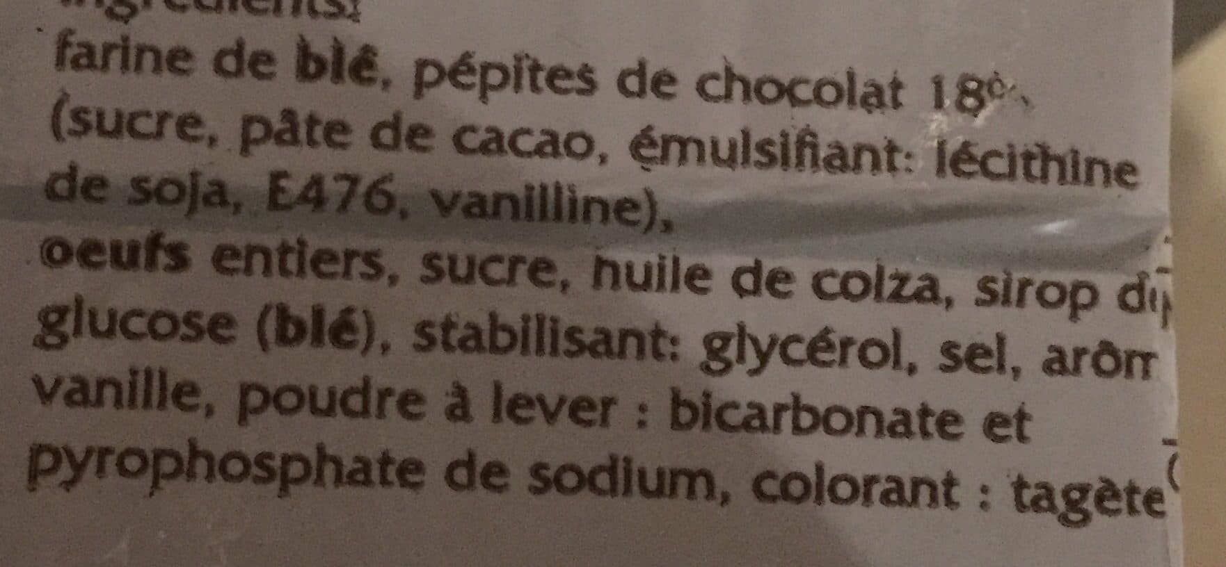 La Boite à Cake Cake aux pépites de chocolat packshot