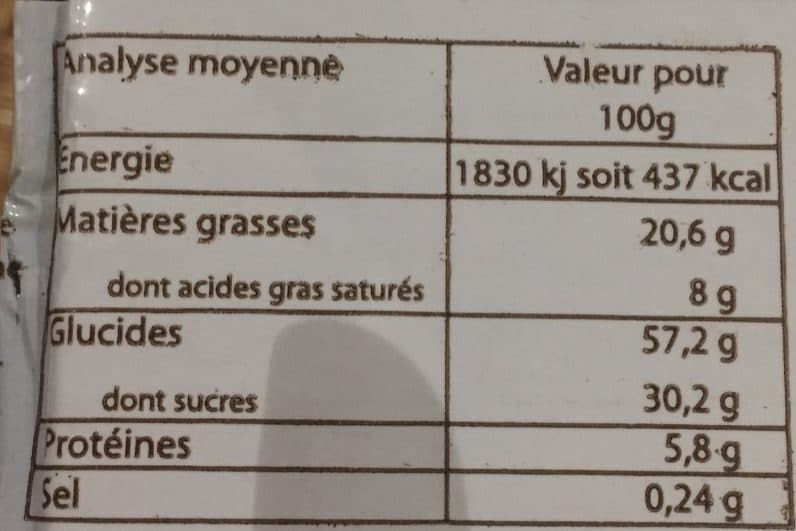 La Boite à Cake Cake aux pépites de chocolat packshot