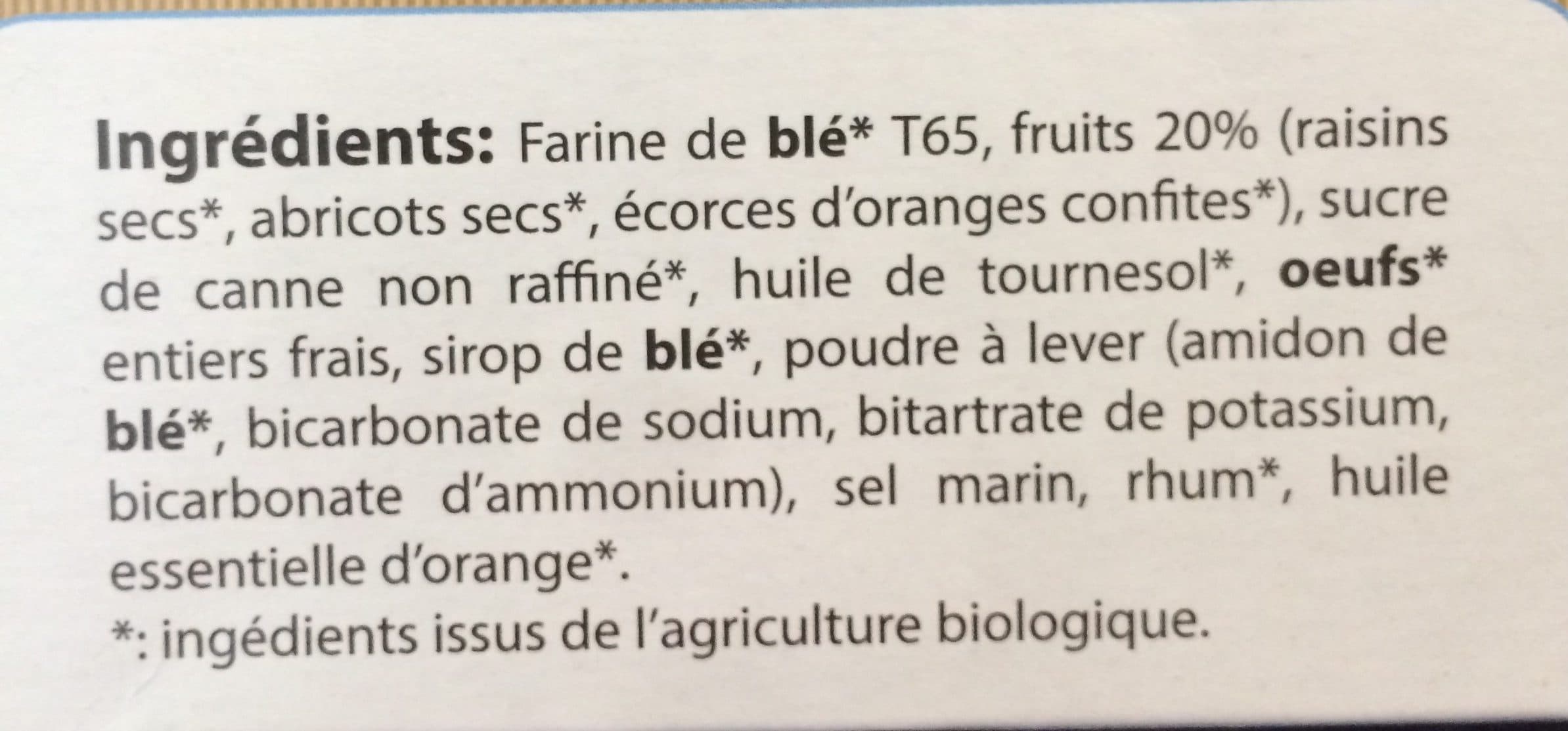Good Cake Aux Fruits Bio packshot