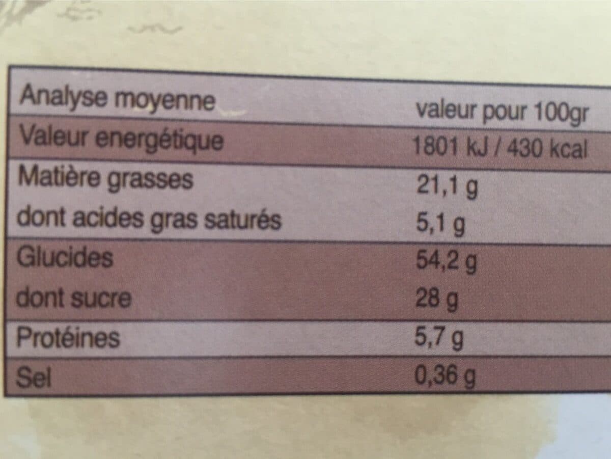 LA BOÎTE À CAKE 5X35G Cake Pepites De Chocolats Bio packshot