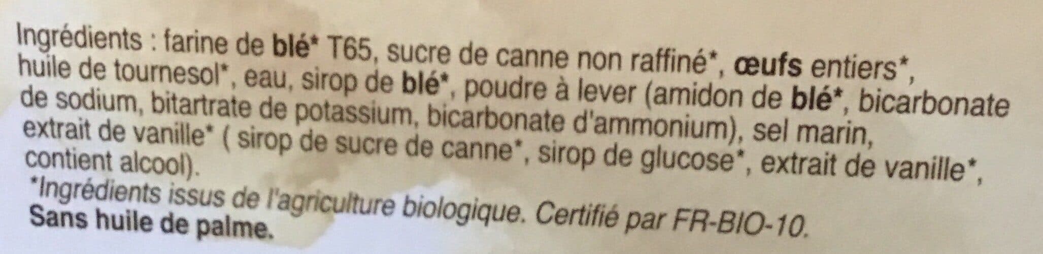 LA BOÎTE À CAKE 5 Mini-Cakes Bio Nature packshot