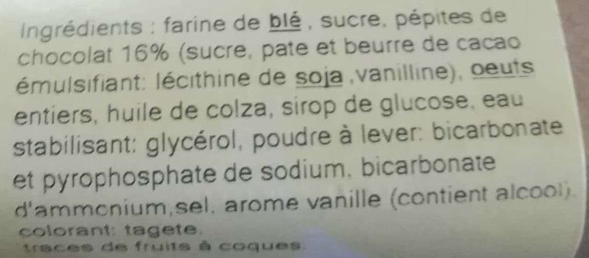 La Boîte à Cake Cakes pepites de chocolat packshot