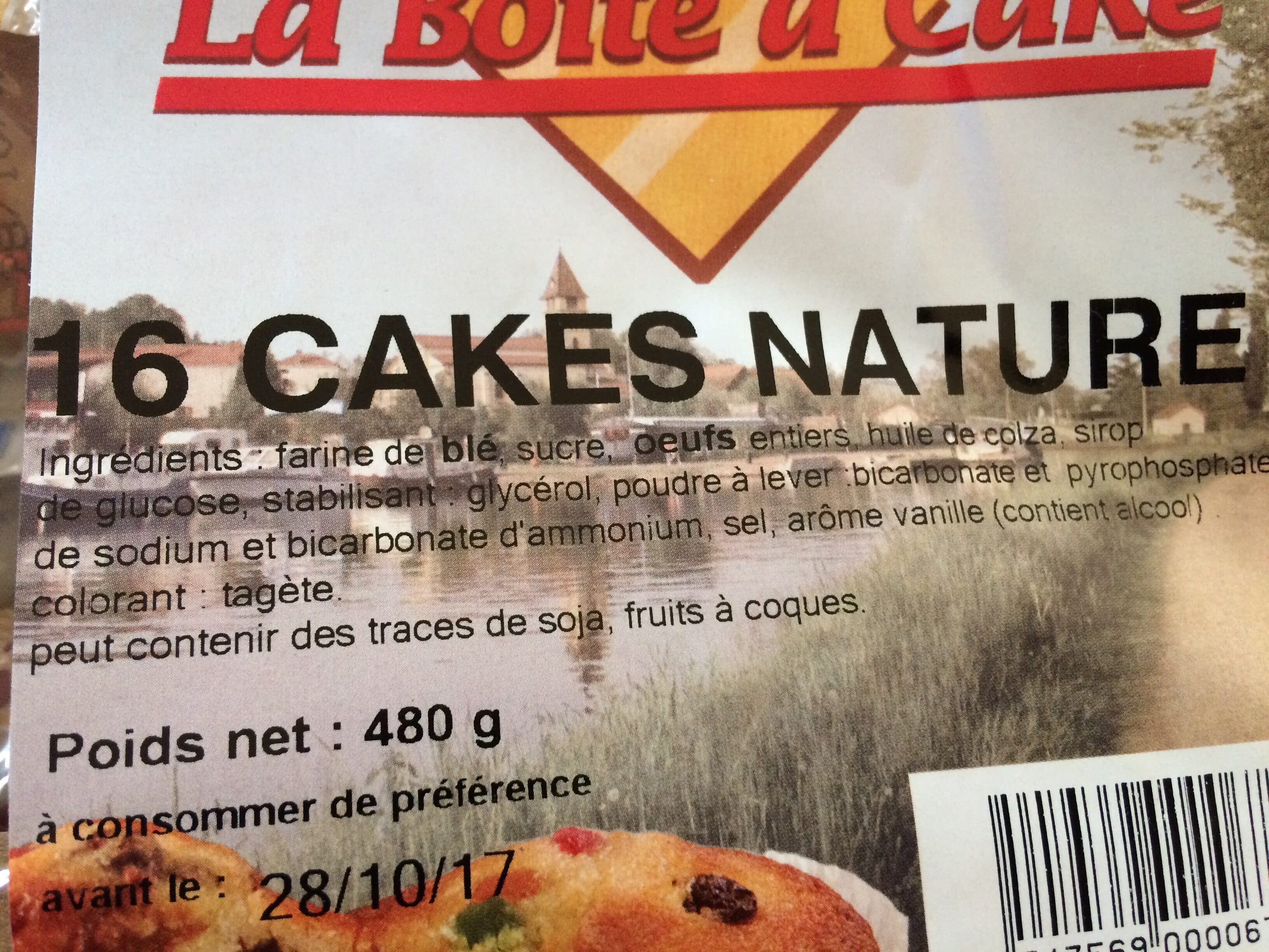 La Boite A Cake Cakes natures packshot