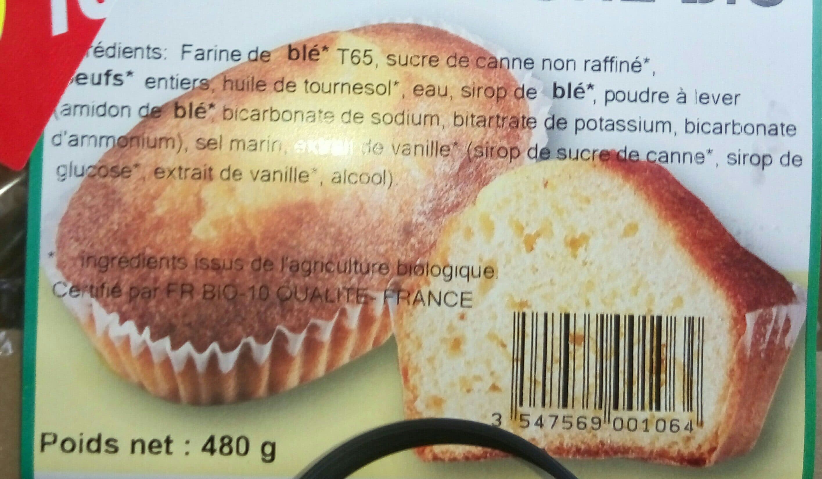 La Boîte À Cake Cakes nature BIO packshot