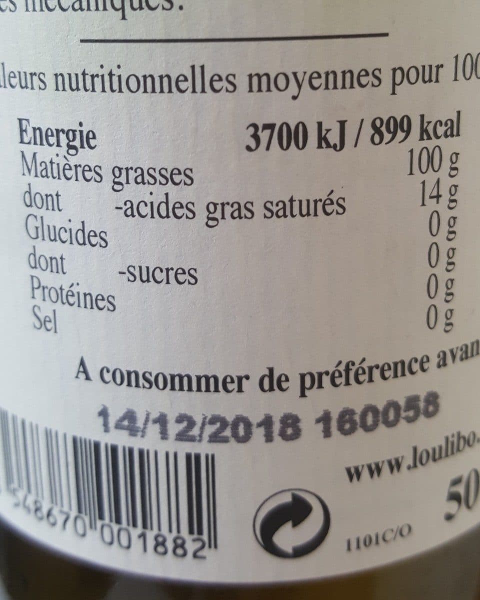 L'Oulibo Huile d olive cuvée bouteillan packshot
