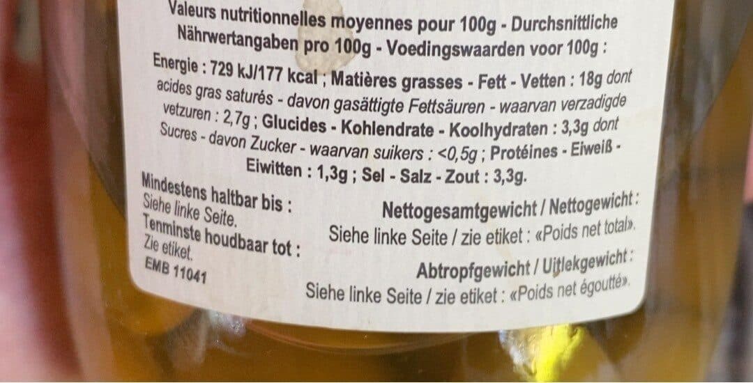 L'Oulibo Picholine packshot