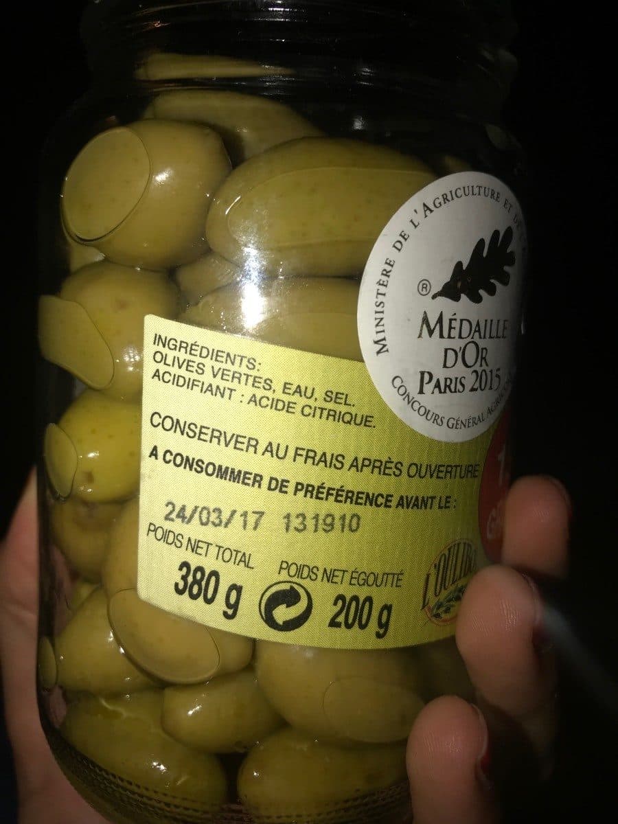 L'Oulibo Olives vertes packshot